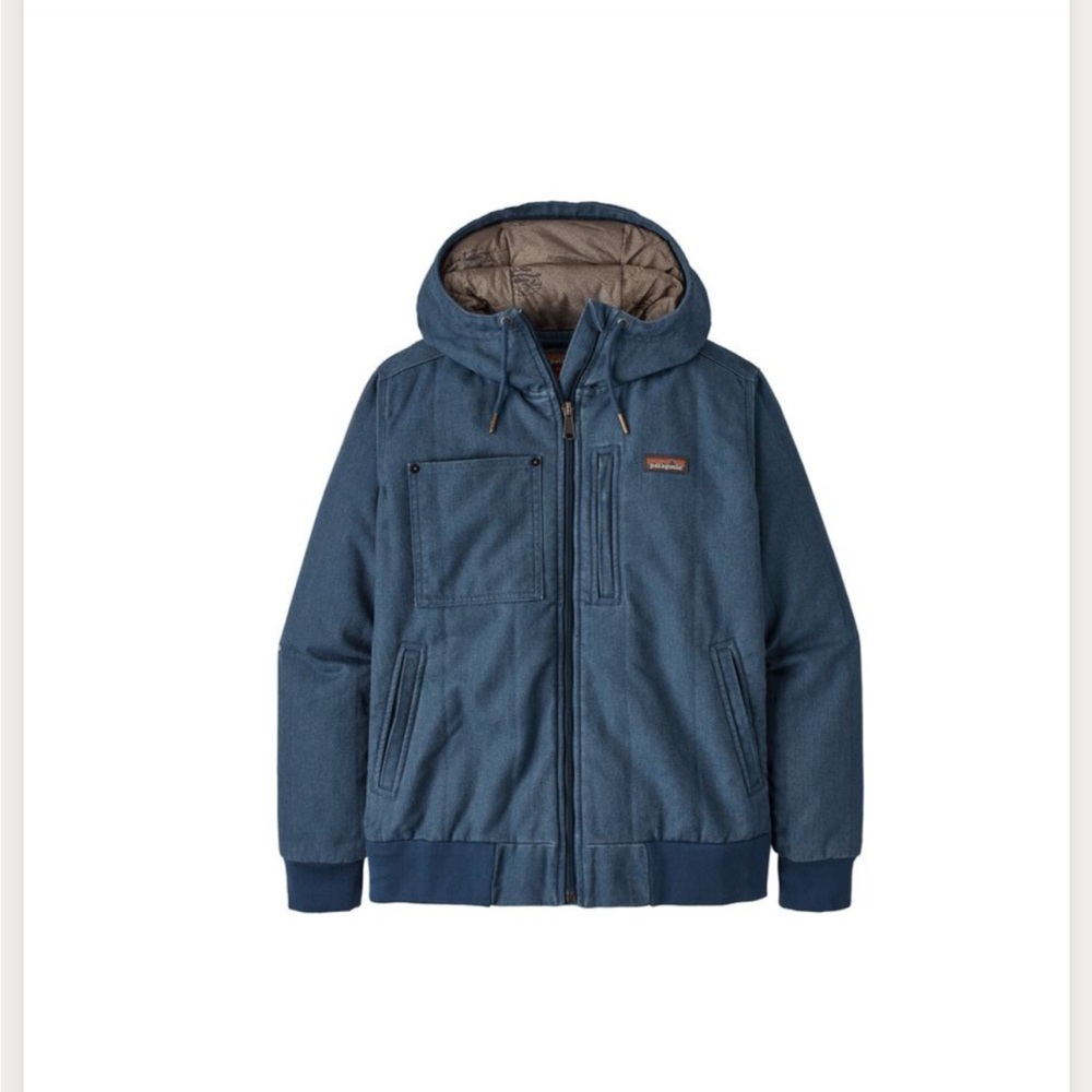PATAGONIA W's All Seasons Hemp Canvas Bomber Hoody Jacket Sz Medium